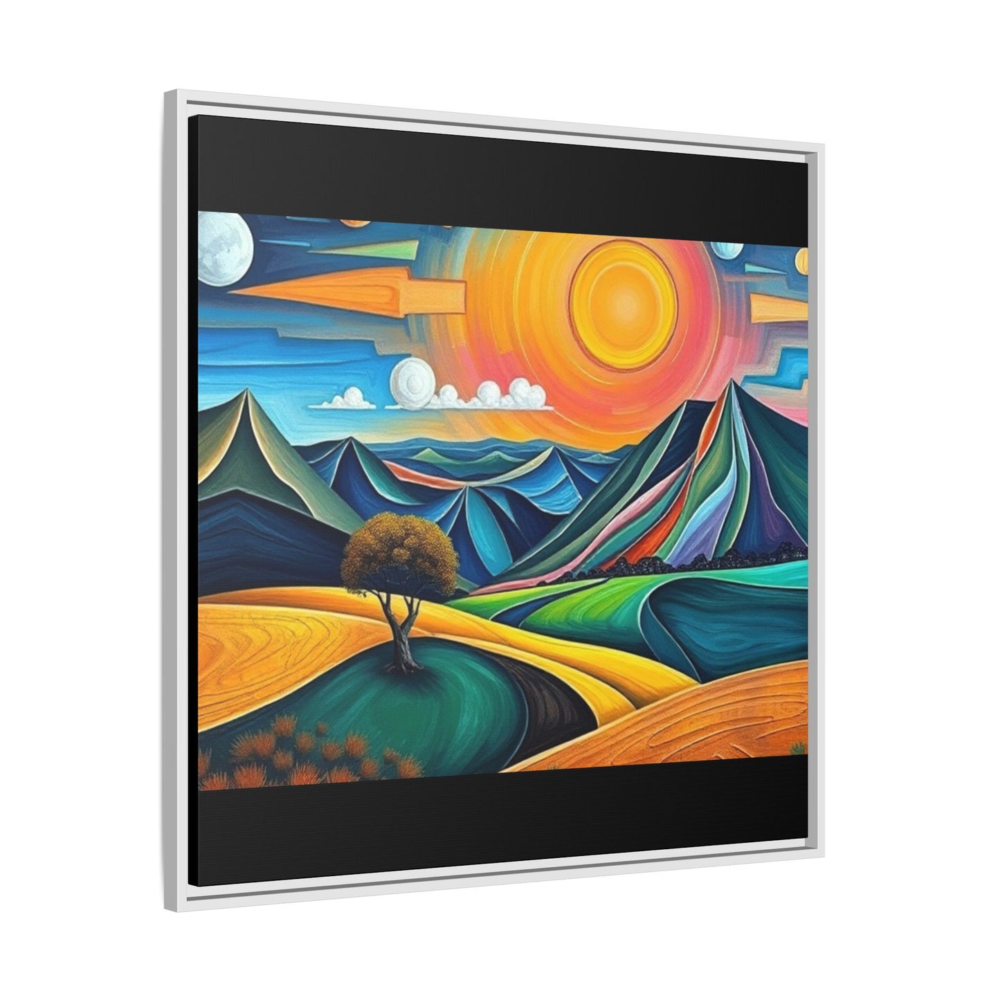 Canvas 23, Framed (Multi-color)