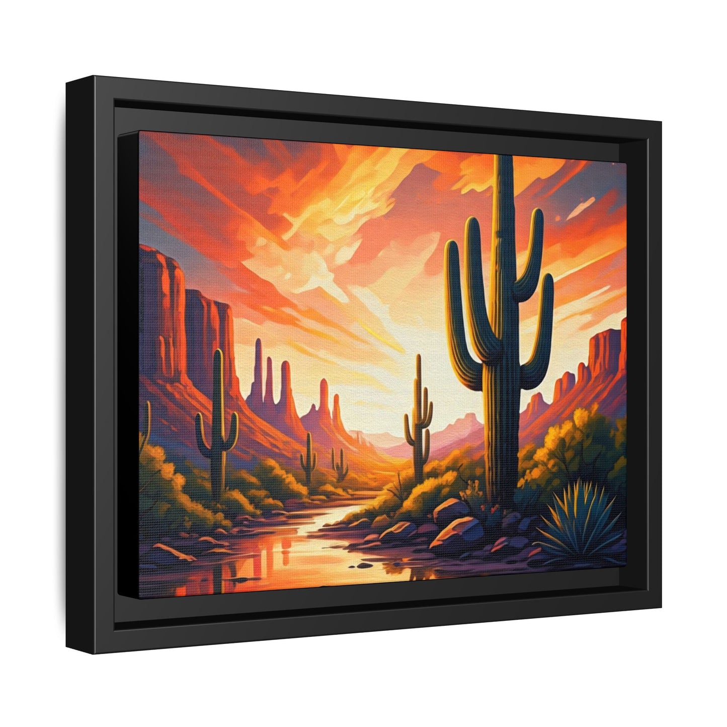 Canvas 49, Framed (Multi-color)