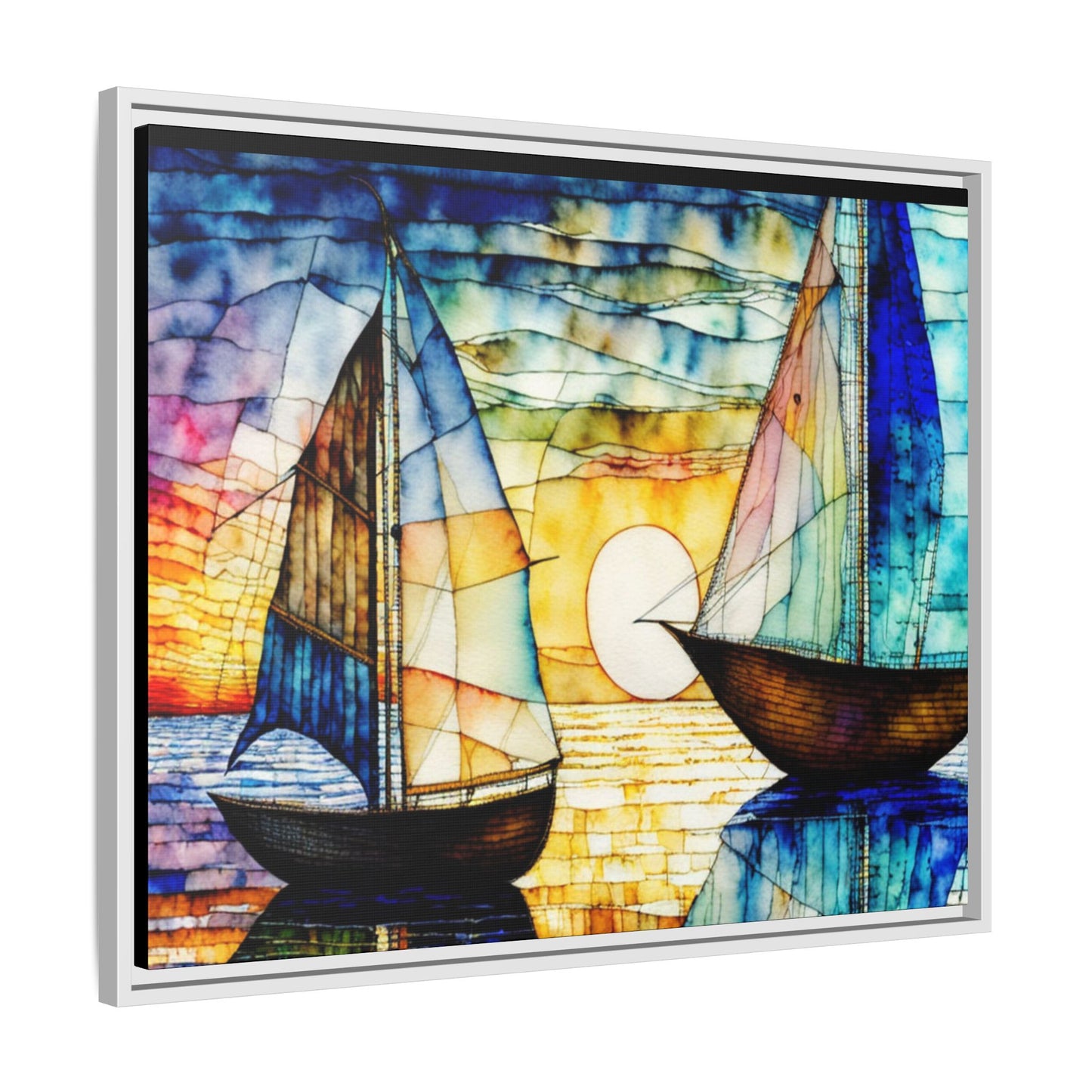 Canvas 38, Framed (Multi-color)