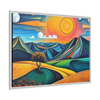 Canvas 23, Framed (Multi-color)