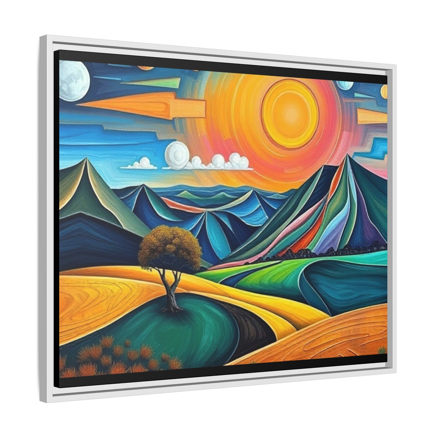 Canvas 23, Framed (Multi-color)