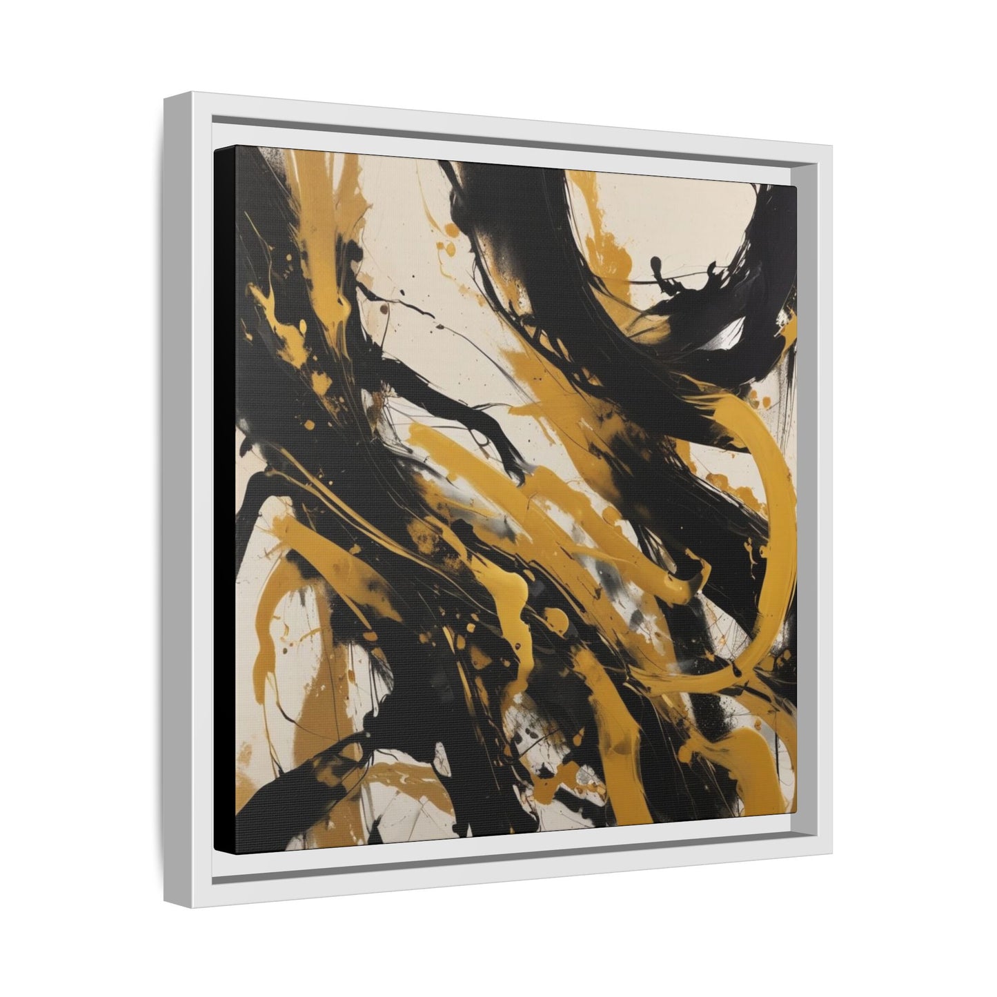 Canvas Abstract 1, Framed (Multi-color)