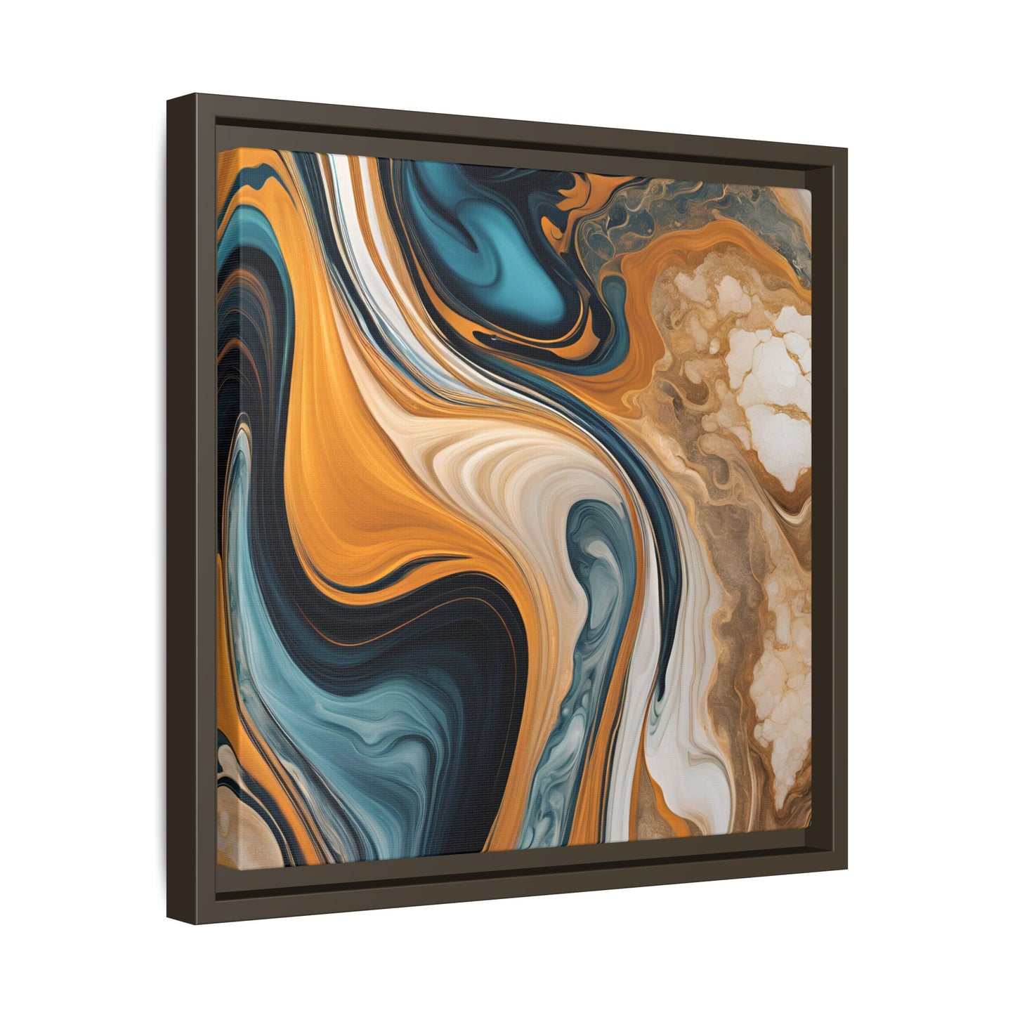 Canvas Abstract 11, Framed (Multi-color)