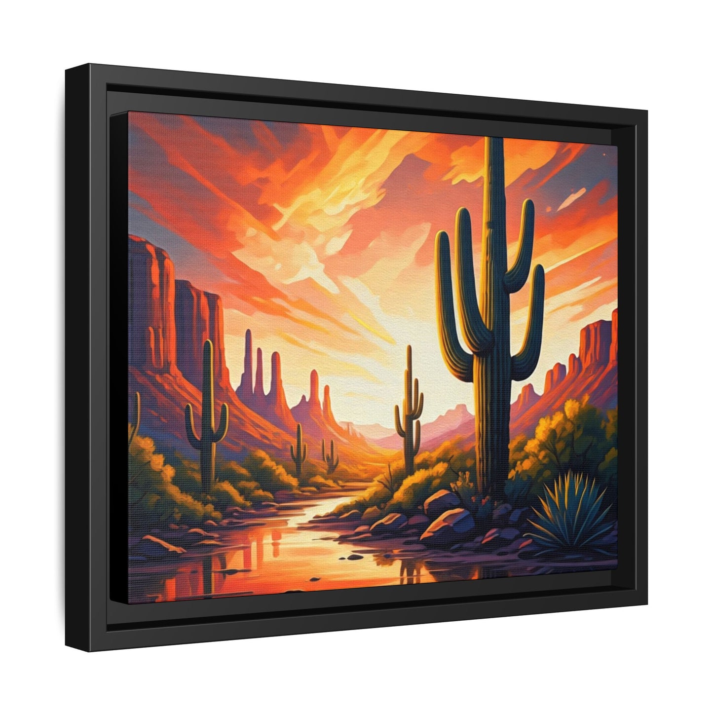 Canvas 49, Framed (Multi-color)