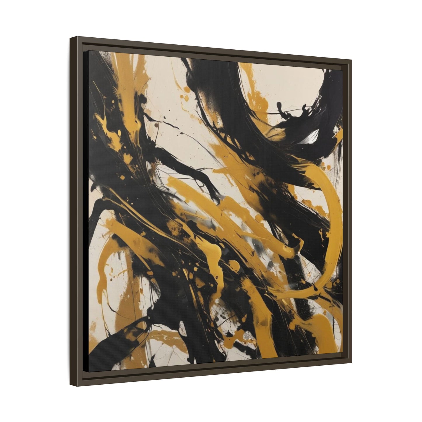 Canvas Abstract 1, Framed (Multi-color)