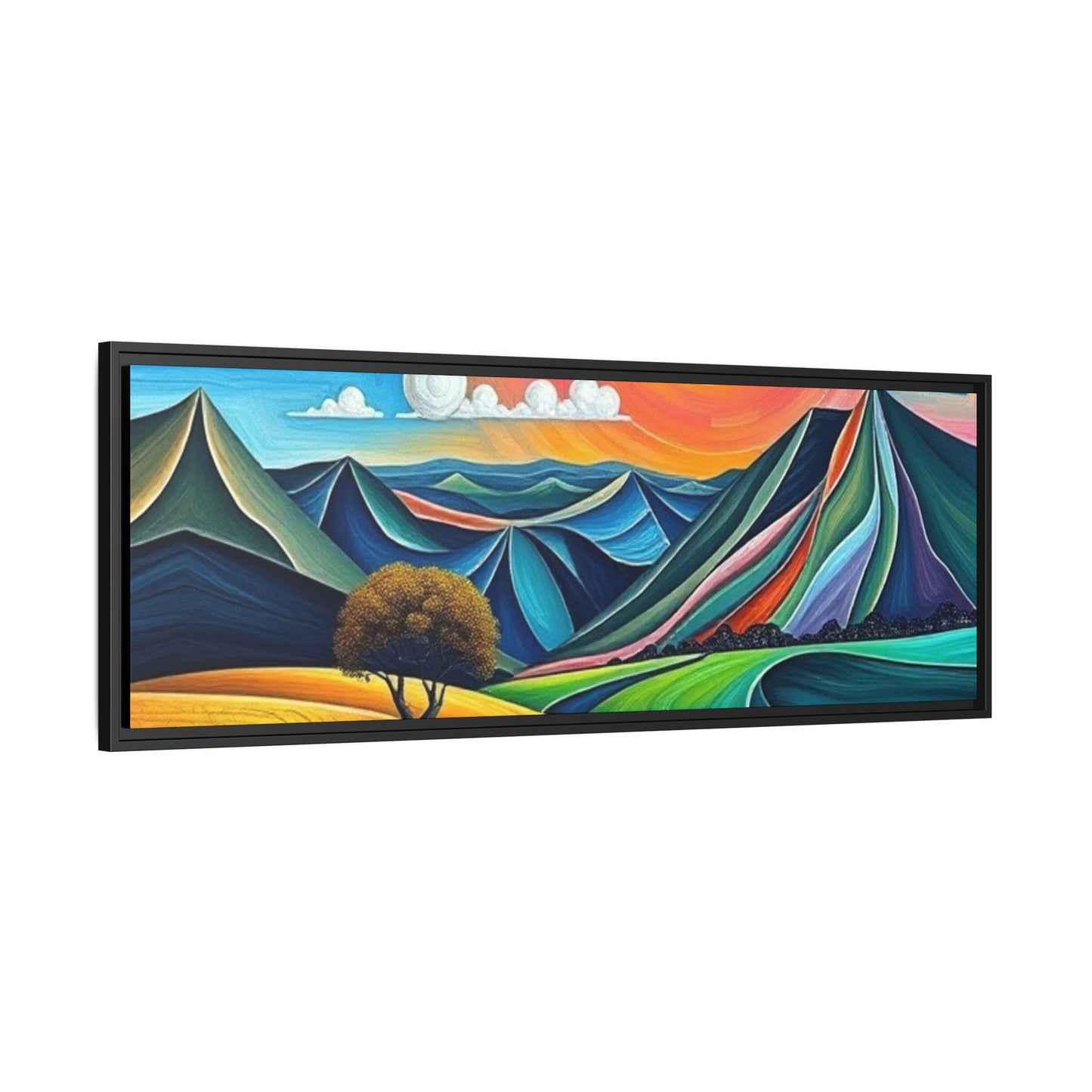 Canvas 23, Framed (Multi-color)