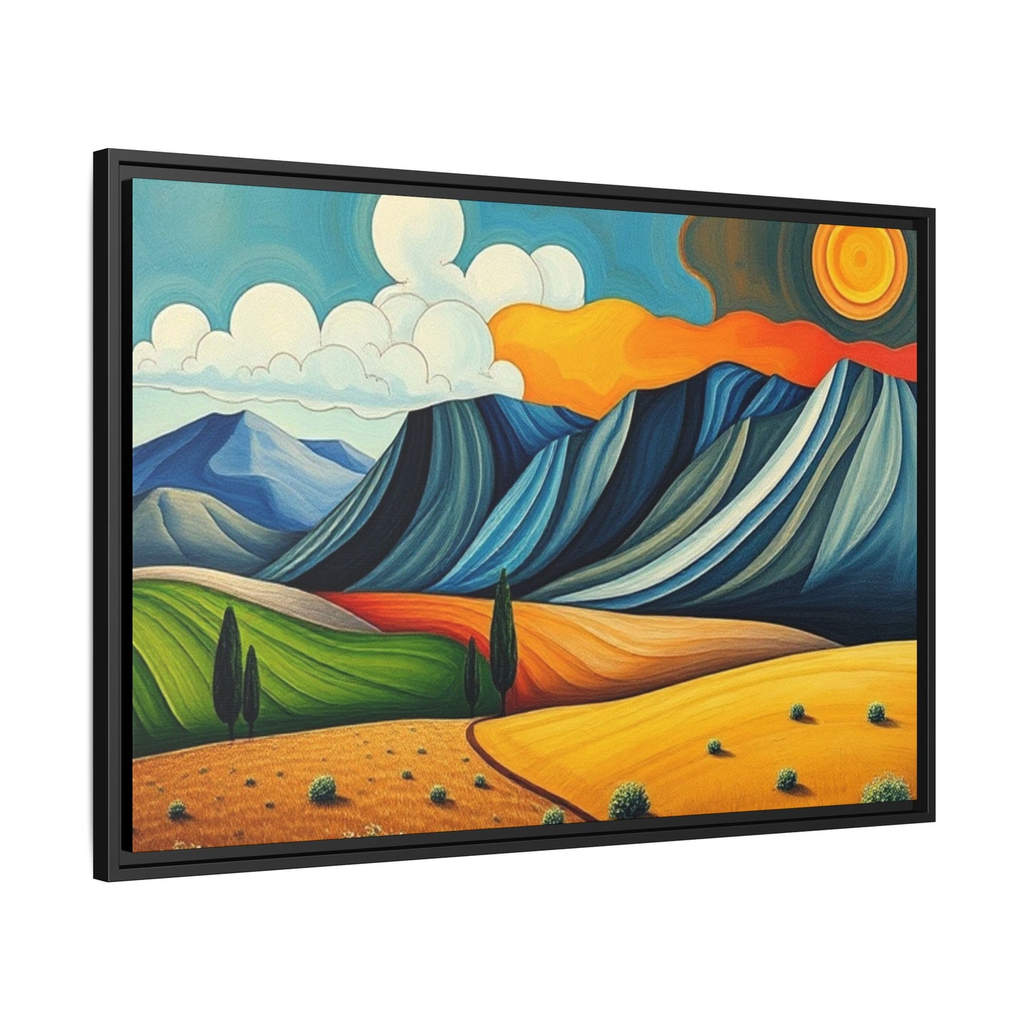 Canvas 20, Framed (Multi-color)