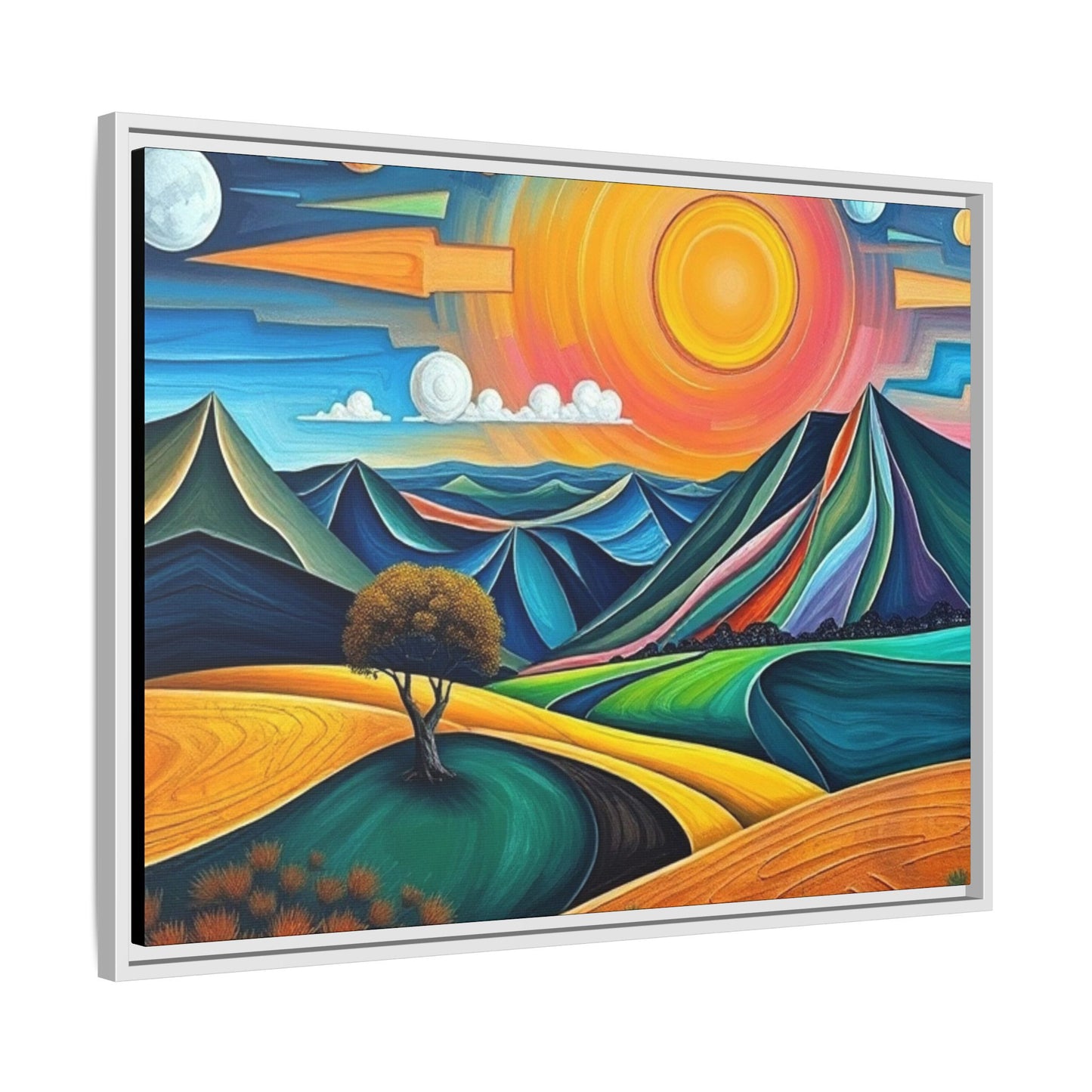 Canvas 23, Framed (Multi-color)