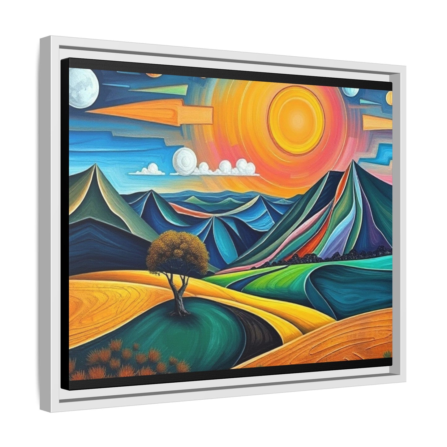 Canvas 23, Framed (Multi-color)