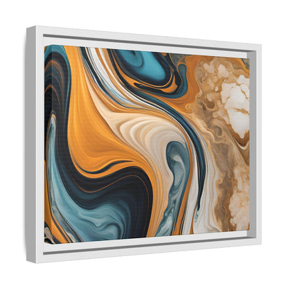 Canvas Abstract 11, Framed (Multi-color)