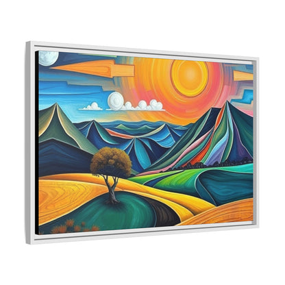 Canvas 23, Framed (Multi-color)