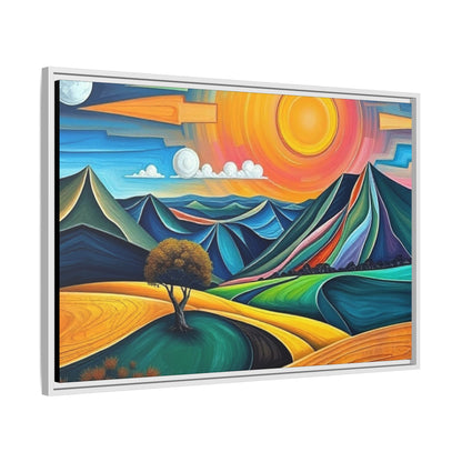 Canvas 23, Framed (Multi-color)