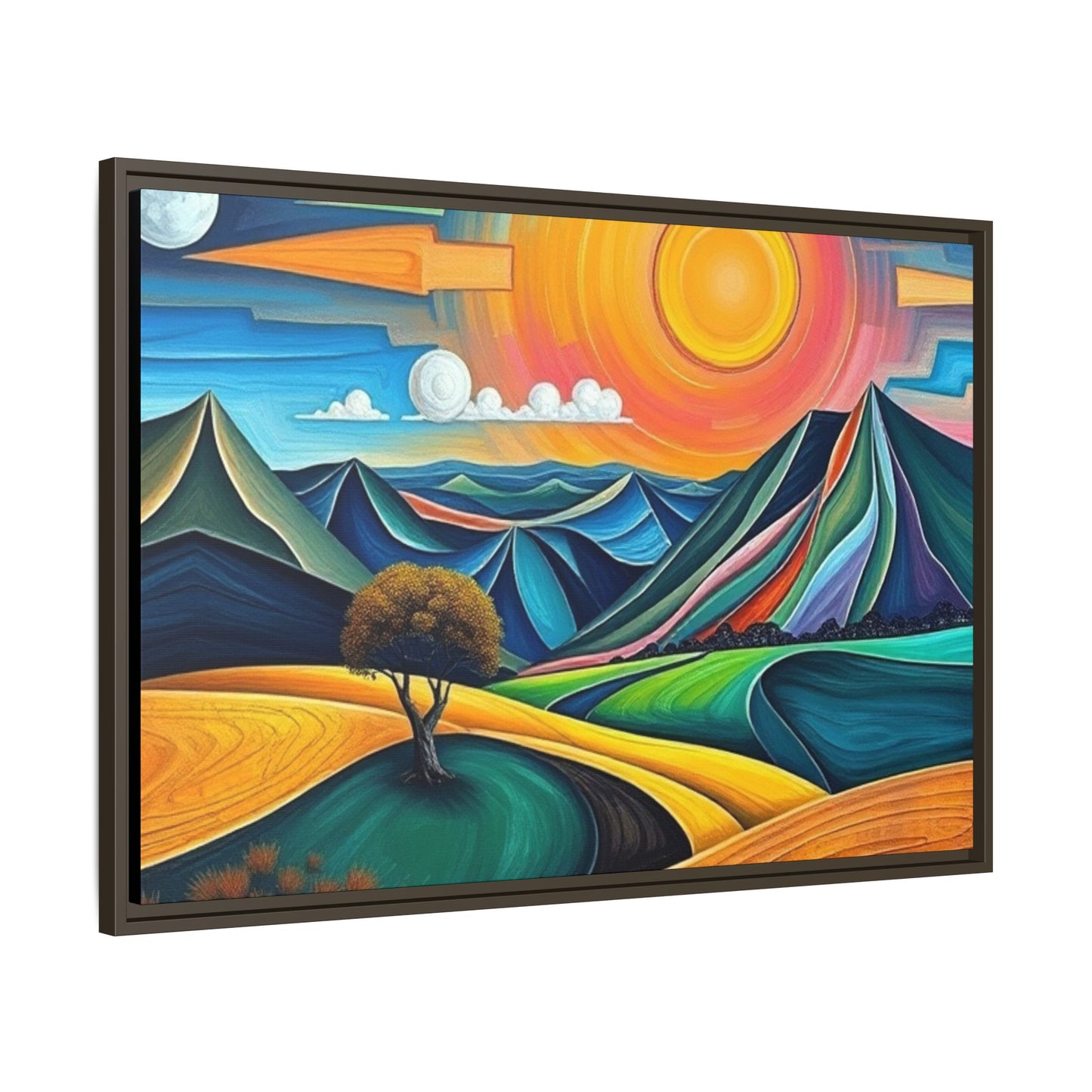 Canvas 23, Framed (Multi-color)