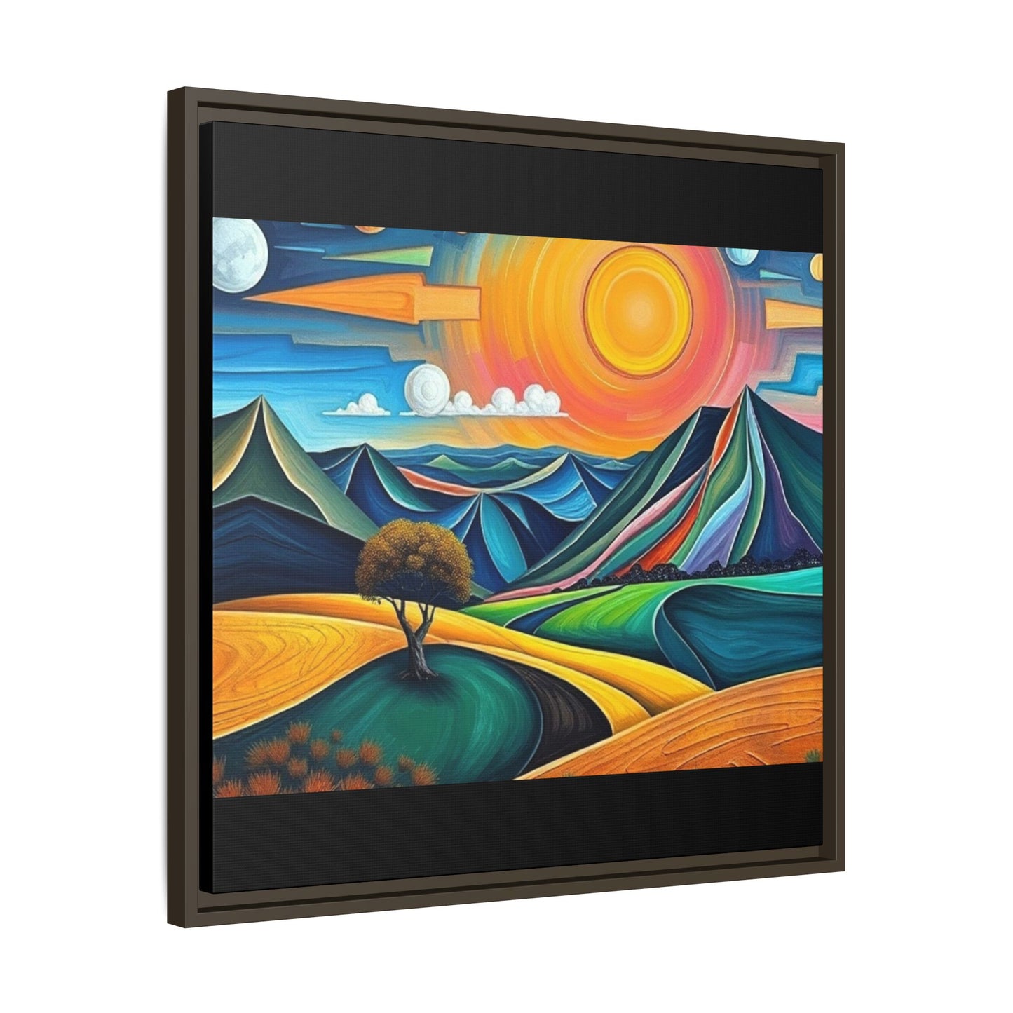 Canvas 23, Framed (Multi-color)