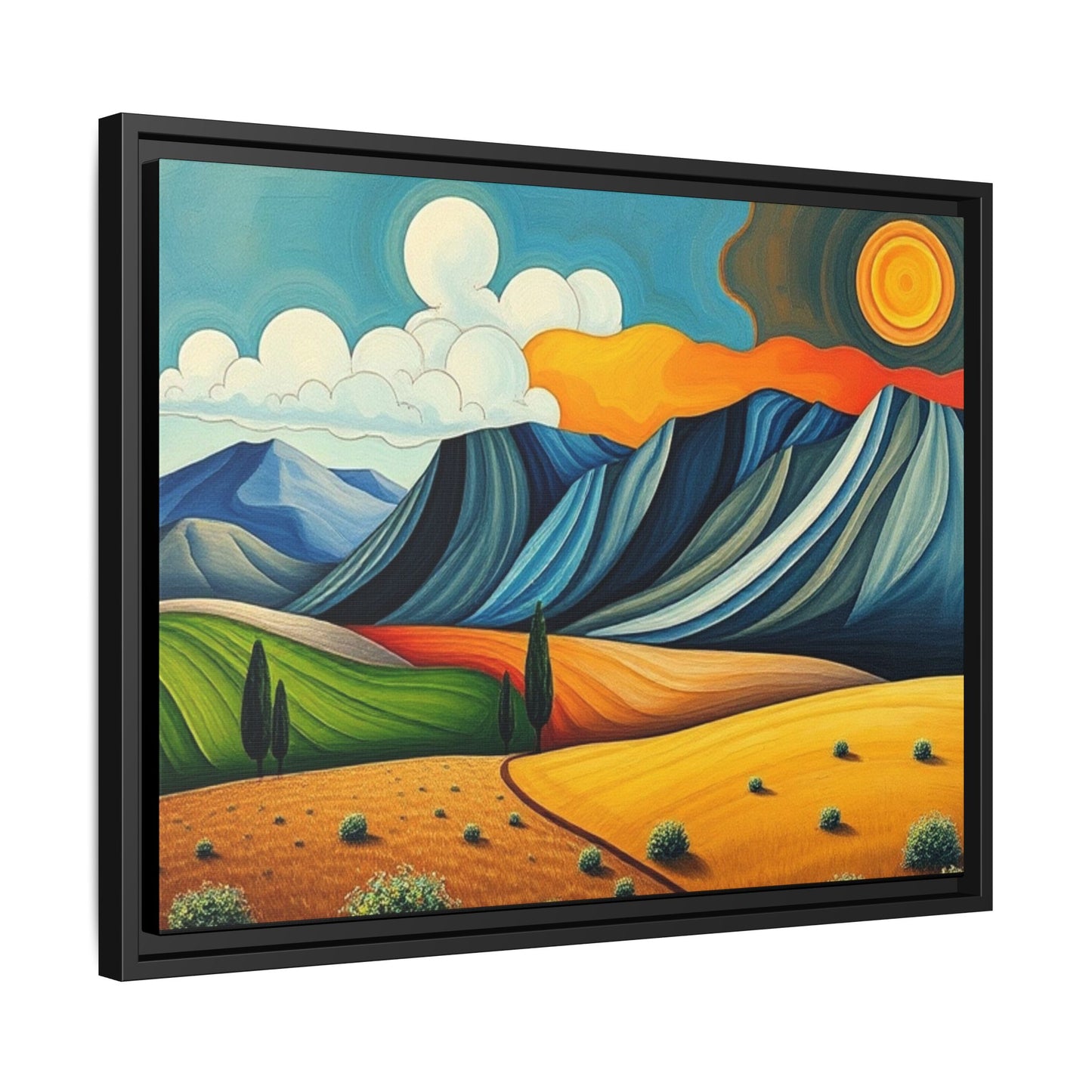 Canvas 20, Framed (Multi-color)