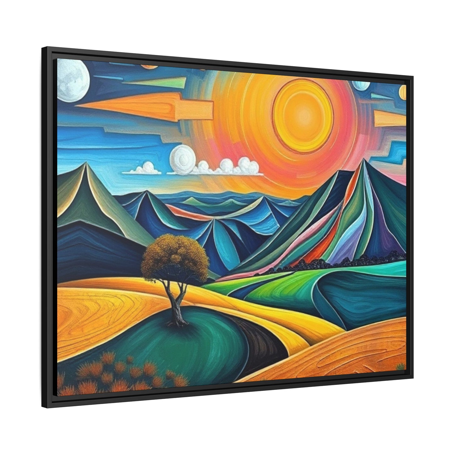 Canvas 23, Framed (Multi-color)