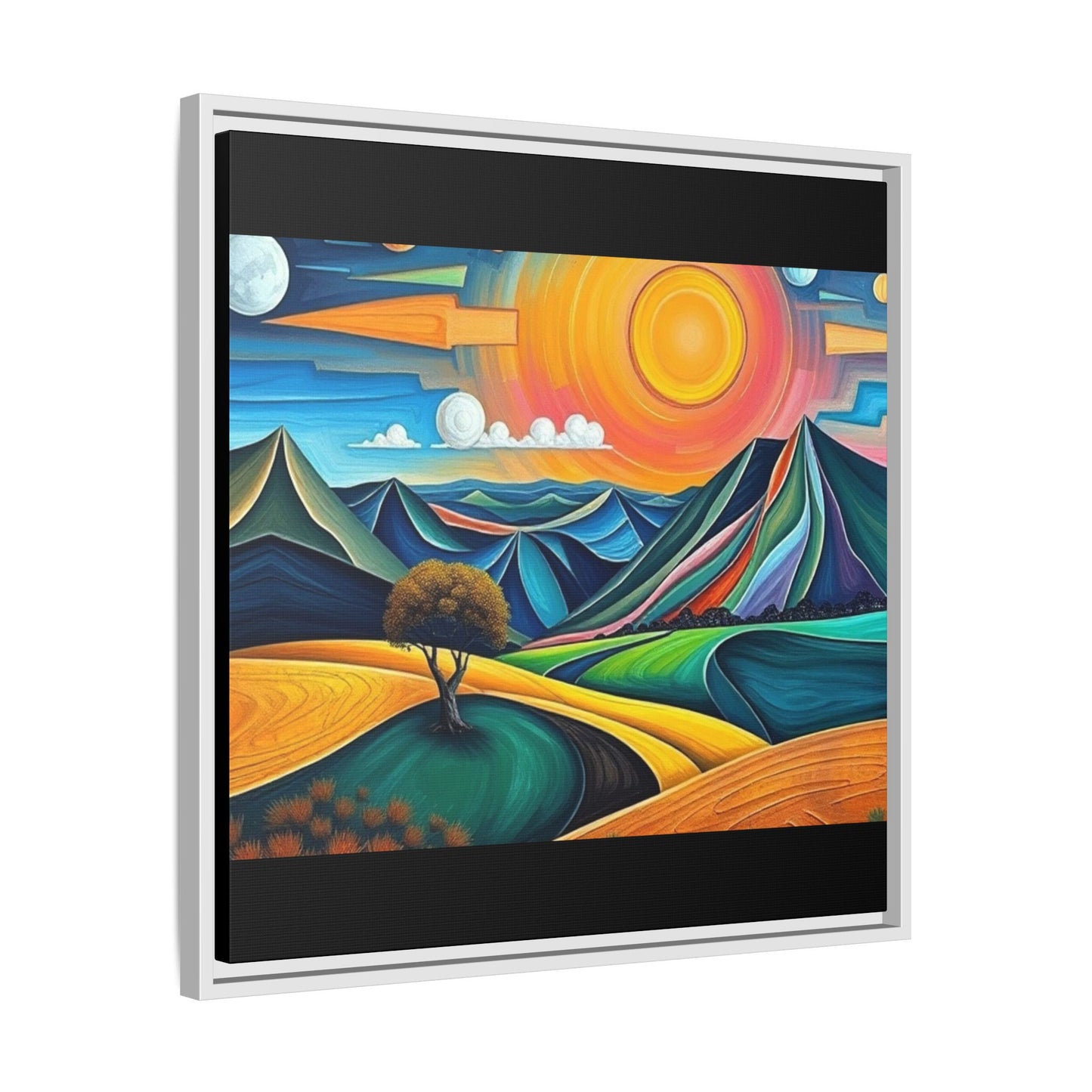 Canvas 23, Framed (Multi-color)