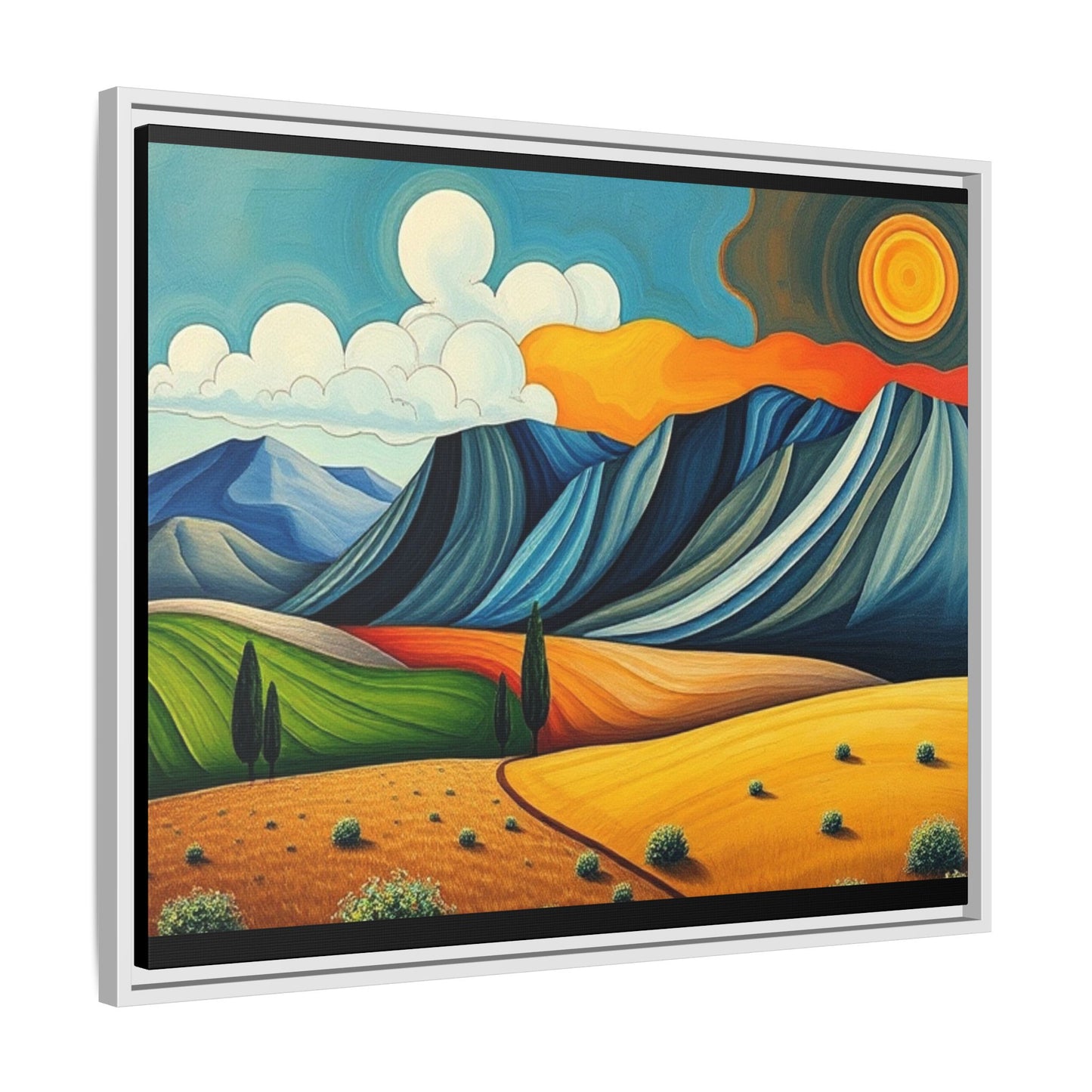 Canvas 20, Framed (Multi-color)