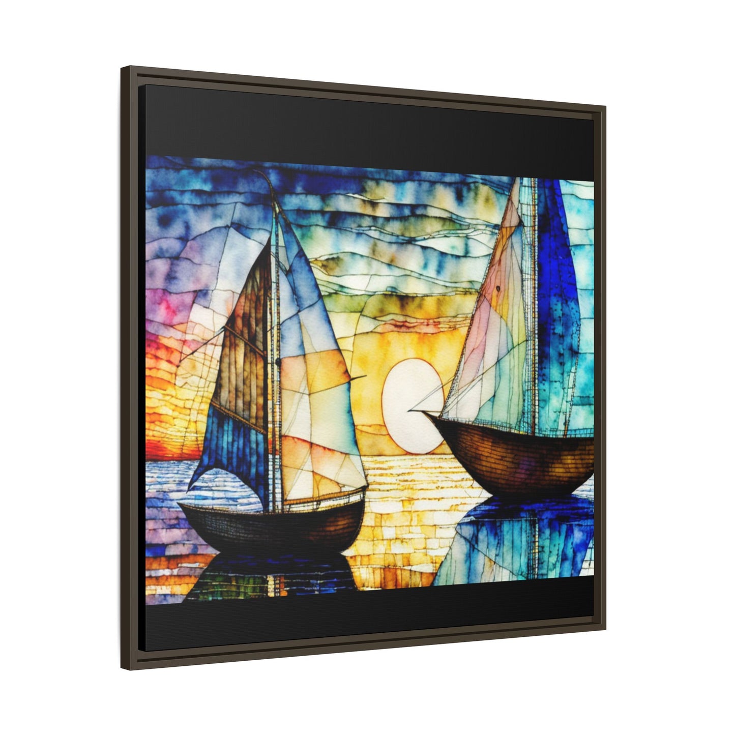 Canvas 38, Framed (Multi-color)