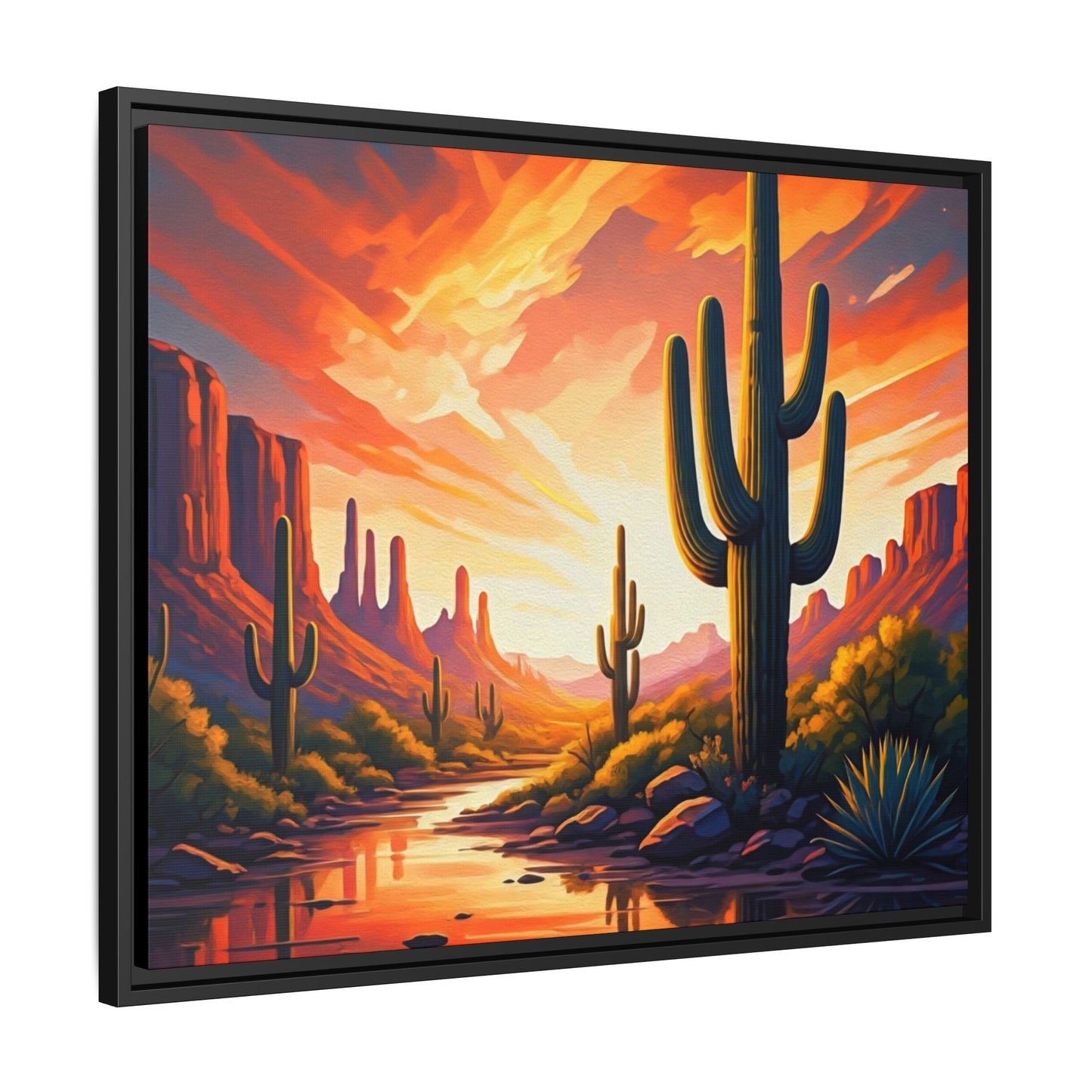 Canvas 49, Framed (Multi-color)