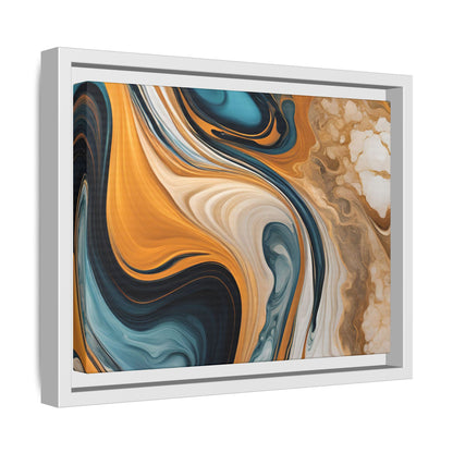 Canvas Abstract 11, Framed (Multi-color)