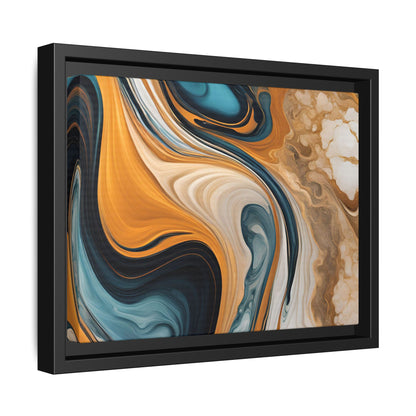 Canvas Abstract 11, Framed (Multi-color)