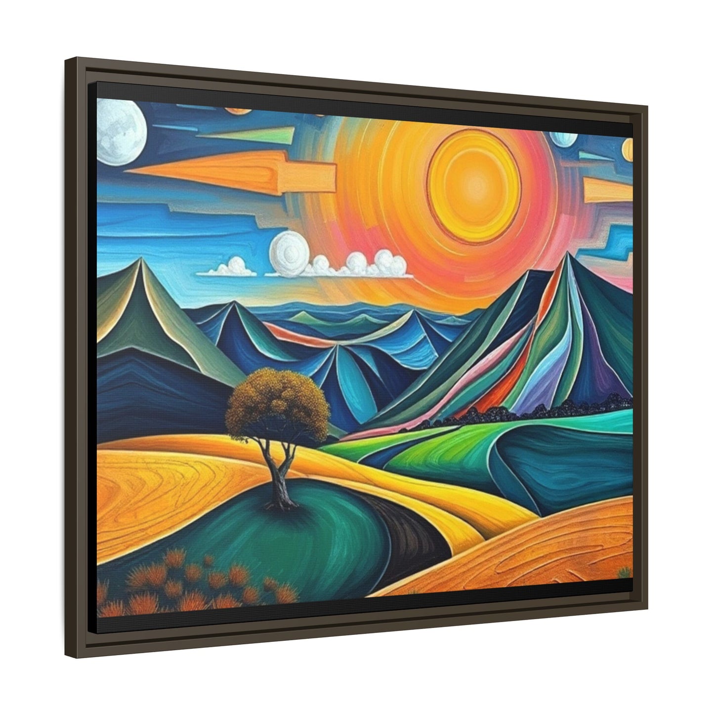 Canvas 23, Framed (Multi-color)