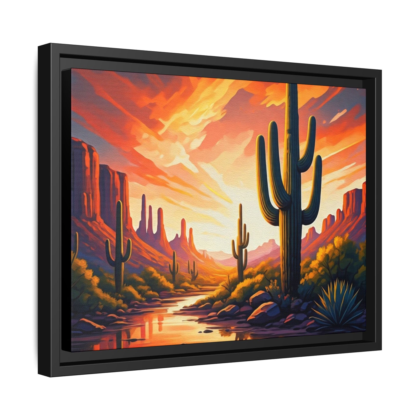 Canvas 49, Framed (Multi-color)