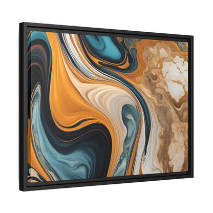 Canvas Abstract 11, Framed (Multi-color)