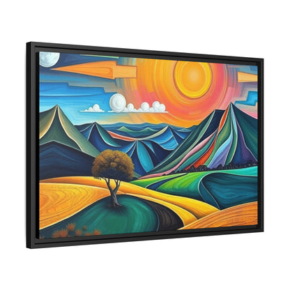 Canvas 23, Framed (Multi-color)