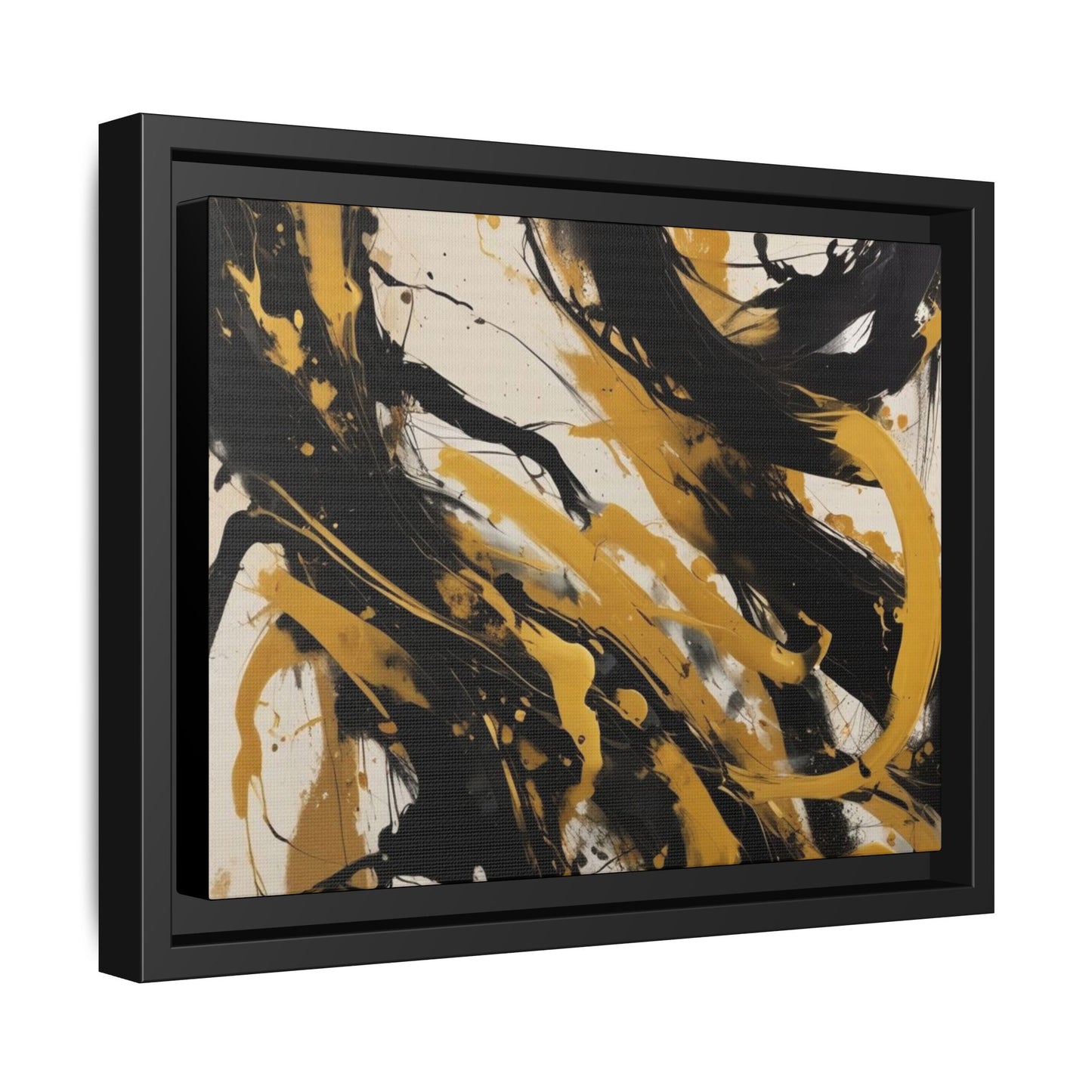 Canvas Abstract 1, Framed (Multi-color)