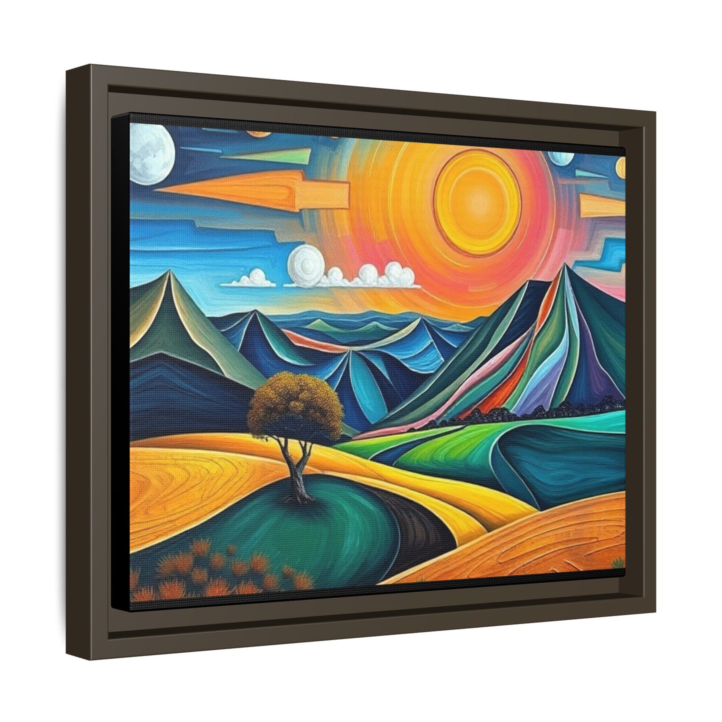 Canvas 23, Framed (Multi-color)