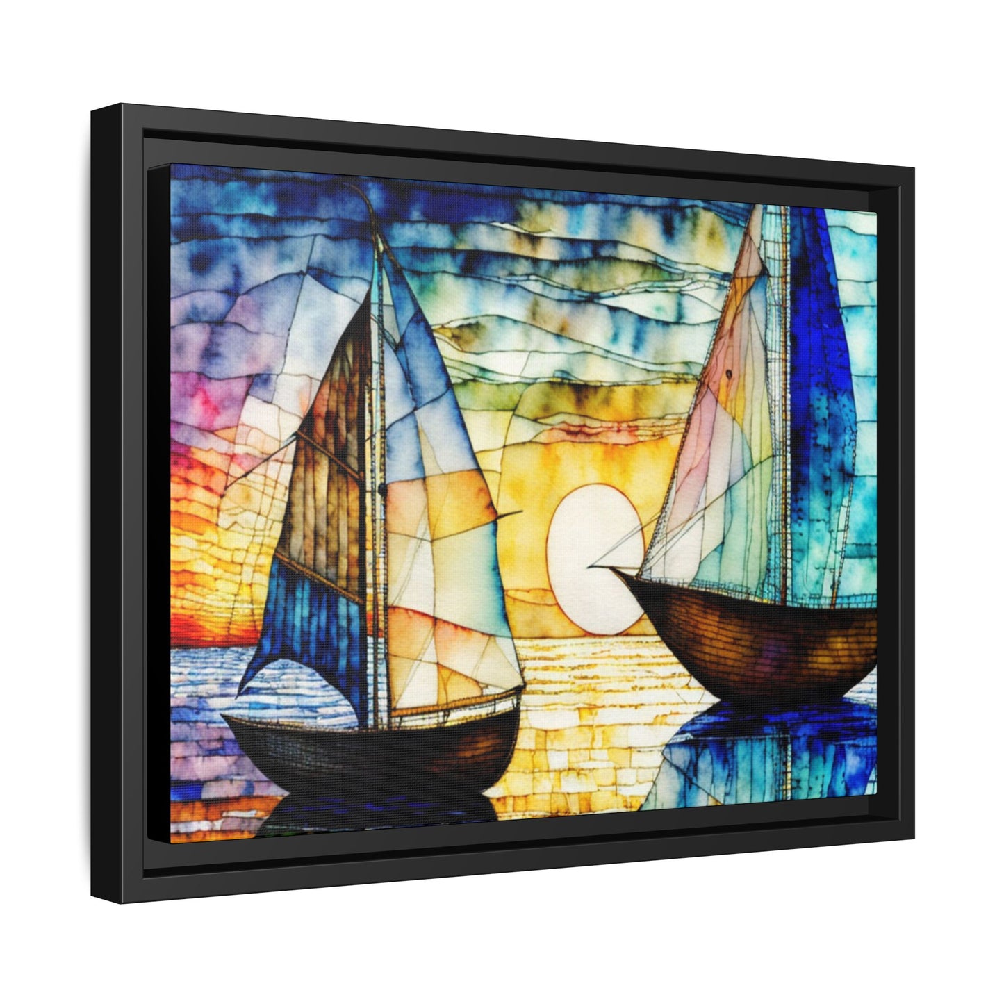 Canvas 38, Framed (Multi-color)