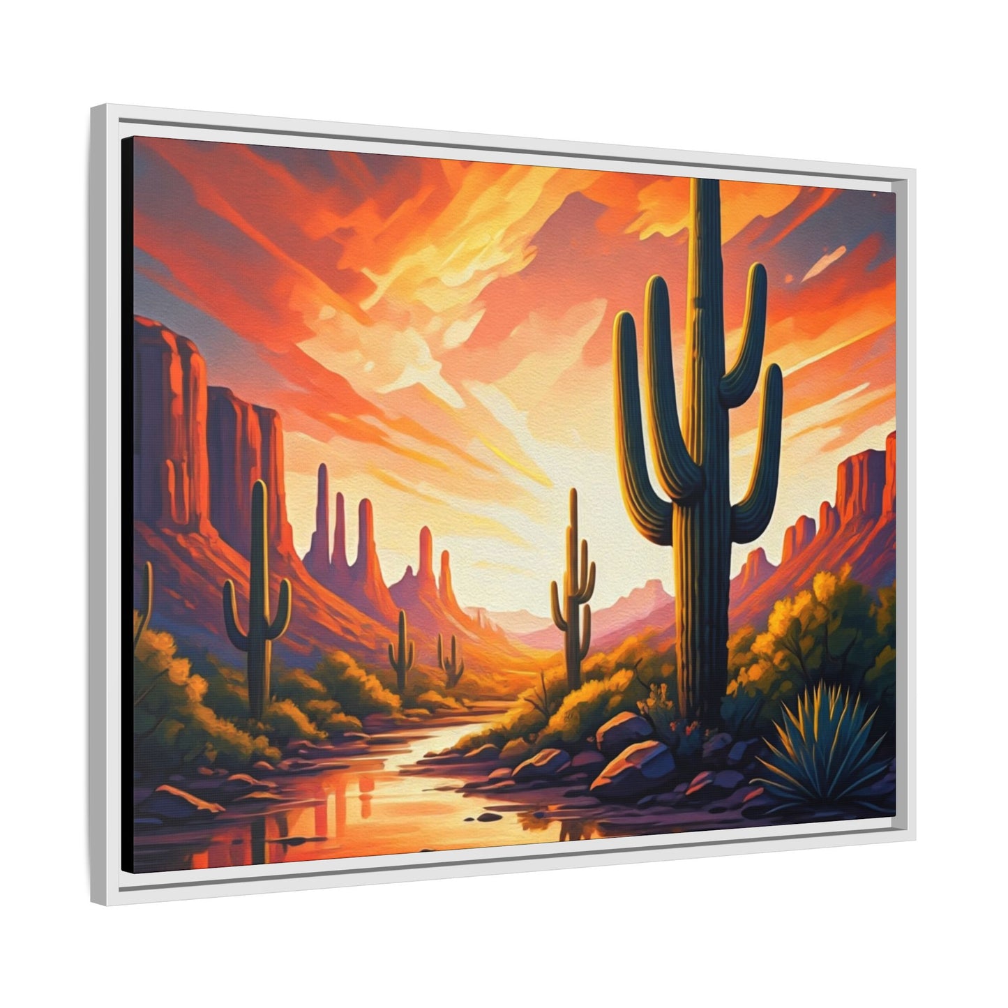 Canvas 49, Framed (Multi-color)