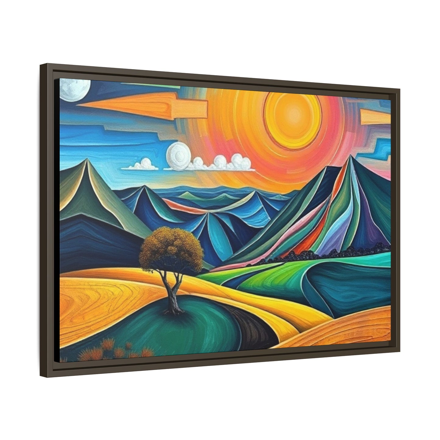 Canvas 23, Framed (Multi-color)