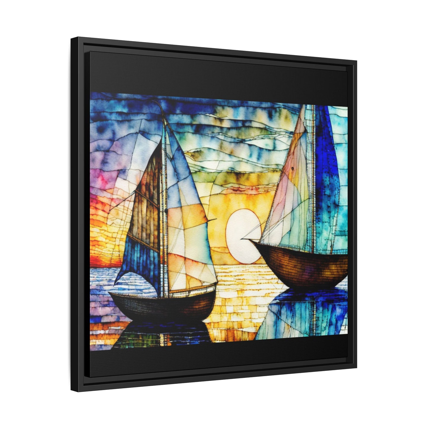 Canvas 38, Framed (Multi-color)